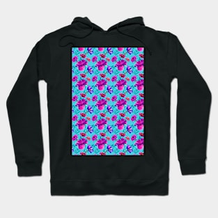 Beach Floral Print Hoodie